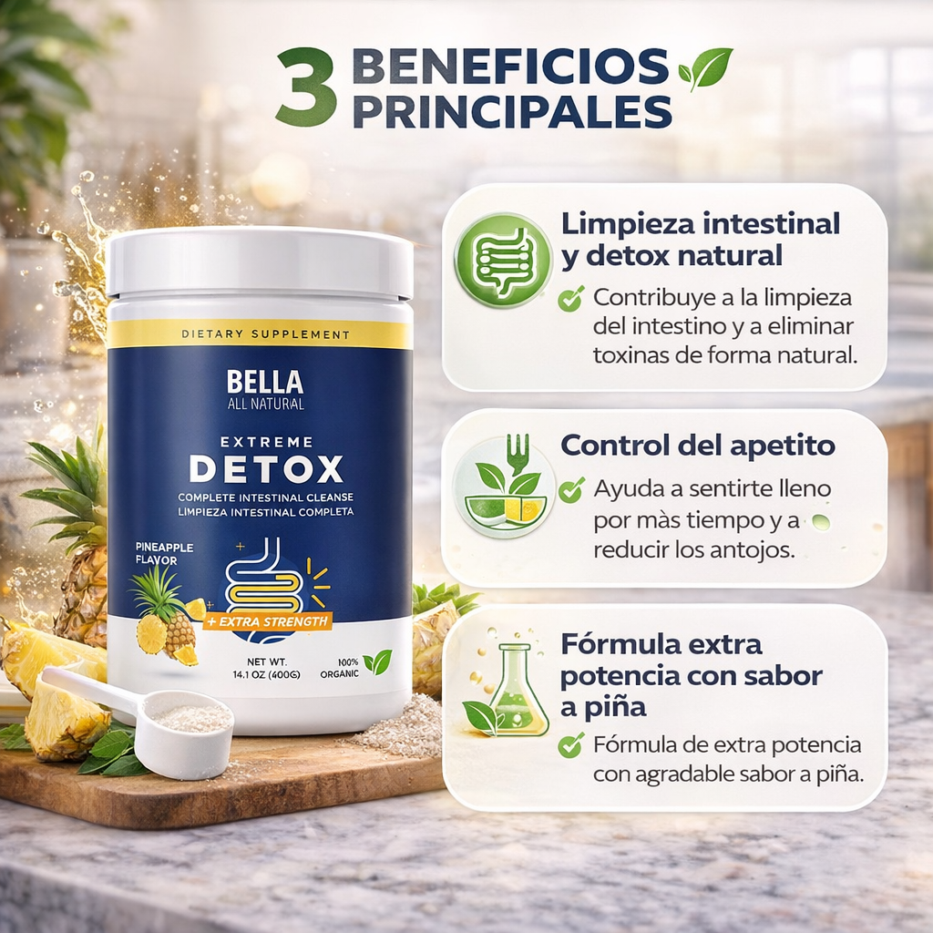Bella Detox: Apoya la salud digestiva y mejora tu bienestar
