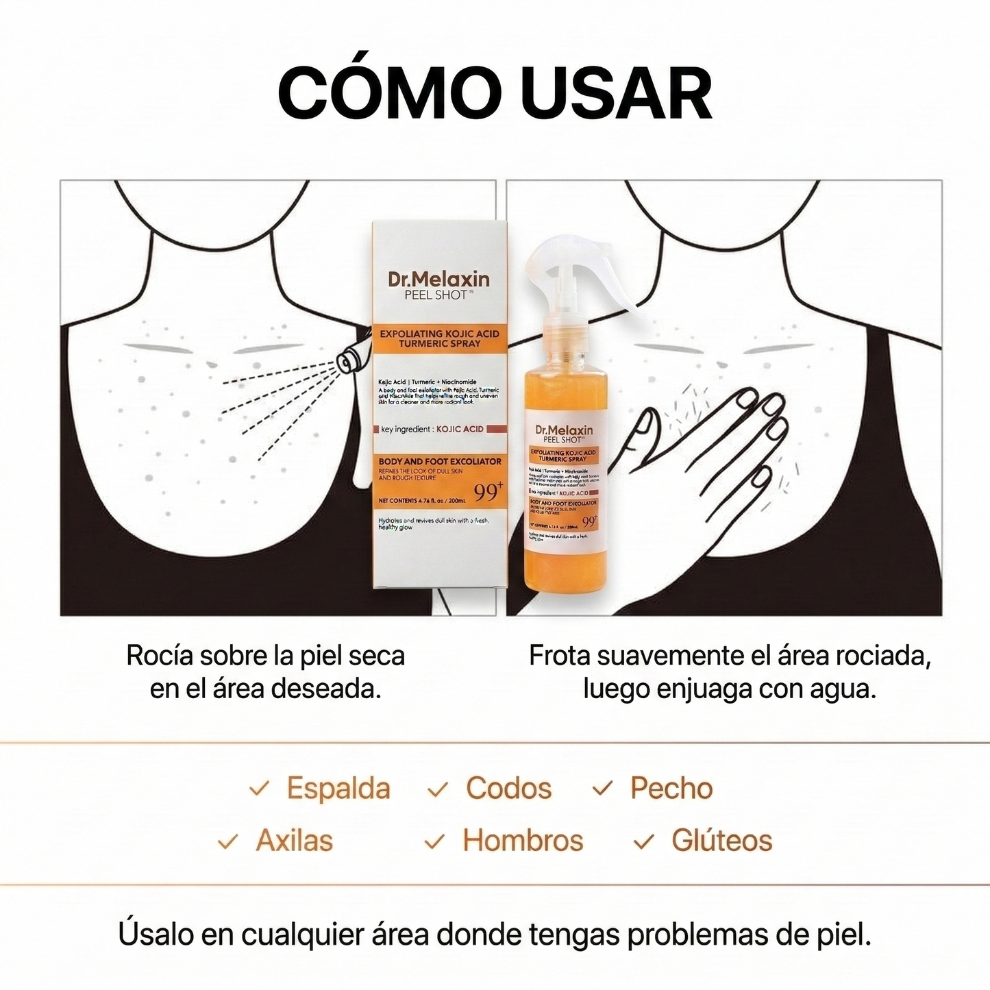 DrMelaxin Exfoliante: Brilla con una piel renovada hoy